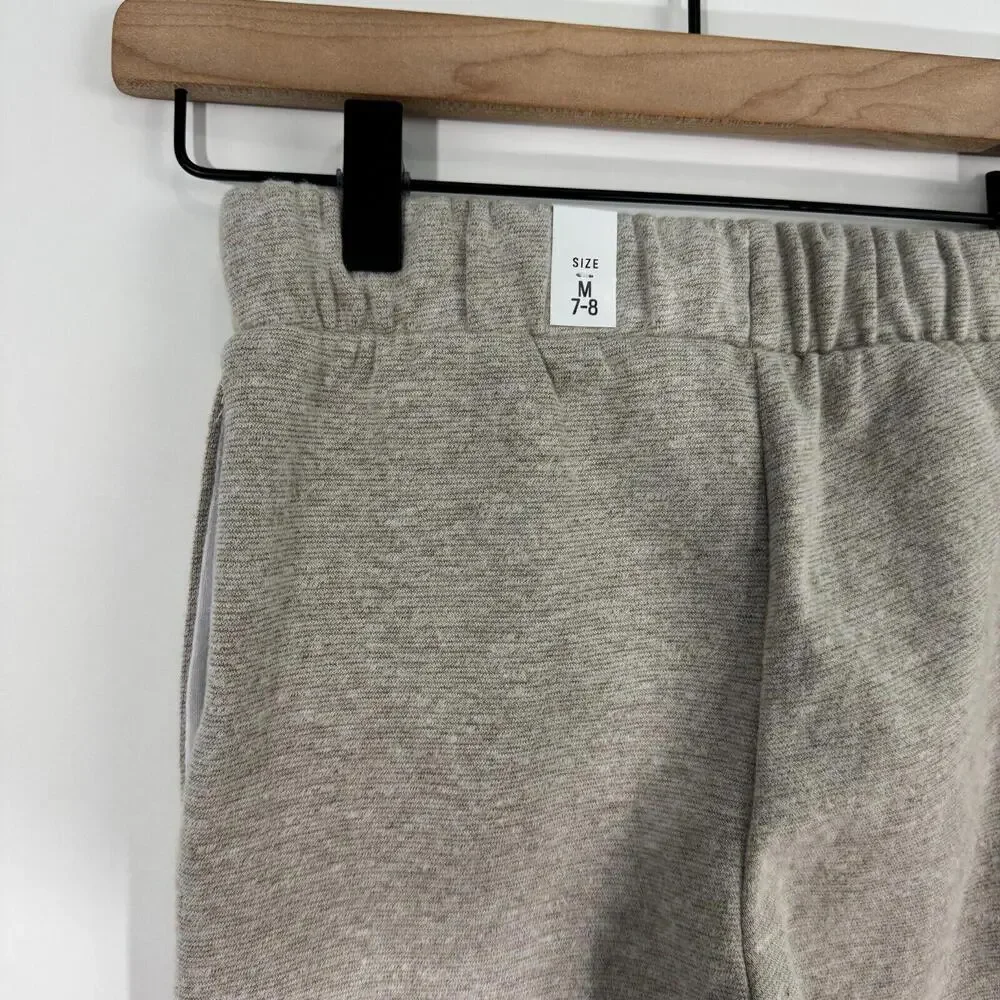 The Children’s Place Boy’s Size Medium 7/8 Beige Brown Fleece Jogger Pants New